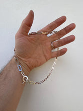 Load image into Gallery viewer, Shibuichi & Sterling Silver Chain Necklace, Organic Links