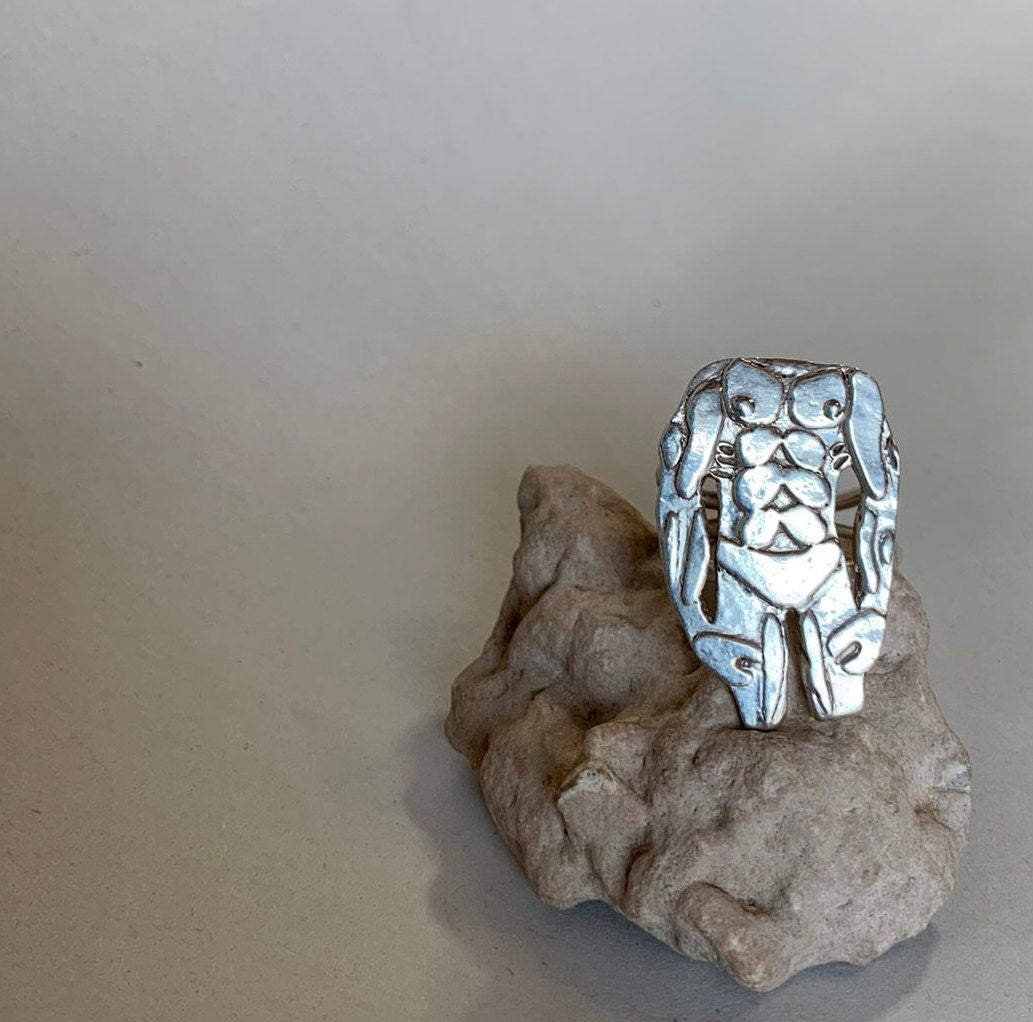 Sterling Silver Torso Ring Made To Order