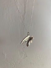 Load image into Gallery viewer, Sterling Silver winged Penis Charm Necklace
