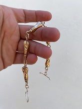 Load image into Gallery viewer, Bronze &amp; Sterling Silver Phallus Charm Bracelet
