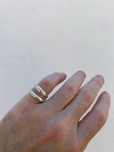 Load image into Gallery viewer, Il Castrato, A Sterling Sillver or Bronze Organic Signet Ring Made To Order
