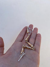Load image into Gallery viewer, Bronze &amp; Sterling Silver Phallus Charm Bracelet
