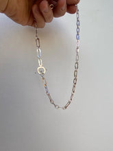 Load image into Gallery viewer, Shibuichi &amp; Sterling Silver Chain Necklace, Organic Links
