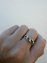 Load image into Gallery viewer, Woven Rope Ring, A Sterling Silver or Bronze Ring Made To Order
