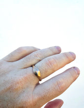 Load image into Gallery viewer, A Sterling Sillver or Bronze Organic Signet Ring Made To Order
