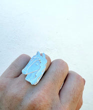 Load image into Gallery viewer, Sterling Silver Horse Ring Made To Order
