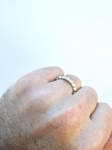 Load image into Gallery viewer, Pebble Ring, A Sterling Sillver or Bronze Ring Made To Order
