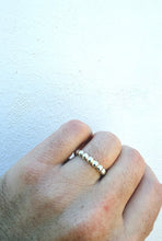 Load image into Gallery viewer, Pebble Ring, A Sterling Sillver or Bronze Ring Made To Order
