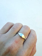 Load image into Gallery viewer, A Sterling Sillver or Bronze Organic Signet Ring Made To Order
