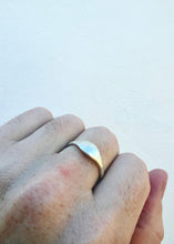 Load image into Gallery viewer, A Sterling Sillver or Bronze Organic Signet Ring Made To Order
