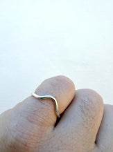 Load image into Gallery viewer, Sterling Silver or 12k gold fill Squiggle Ring Made To Order
